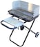 Portable Charcoal BBQ Grill   Outdoor Custom Steel Barbecue Grill with Adjustable 3-Level Heights   Compact Folding Design for Camping, Tailgating, Picnics
