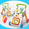 Baby Walker Learning Trolley with Adjustable Speed   Musical Walking Training Car Toy with Drawing Board &amp; Motor Skills Pedal