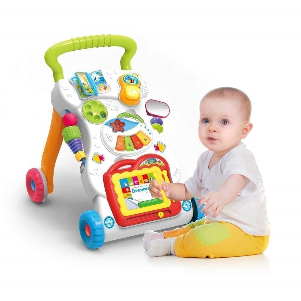 Buy Baby Walker Learning Trolley with Adjustable Speed Musical