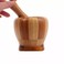 Wooden Mortar and Pestle Set &ndash; Traditional Okhli Masher for Grinding Herbs, Spices, and More   Durable Handcrafted Ural Grinder for Kitchen