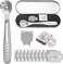 Foot Scraper Callus Shaver - Professional Pedicure Foot File with Stainless Steel Blades - Hard Skin Remover for Smooth Feet - Foot Rasp Kit