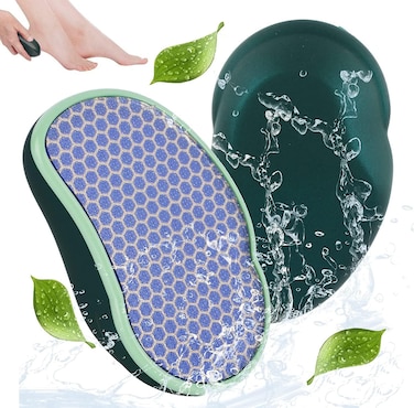 Portable Nano Glass Foot Scrubber &ndash; Professional Heel Care Tool for Smooth, Soft Feet   Callus Remover &amp; Dead Skin Exfoliator