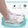 Shower Foot Scrubber and Massager &ndash; Anti-Slip Silicone Bristle Mat with Suction Cups for Shower Floor and Bathtub &ndash; Deep Cleansing, Exfoliation

