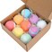 Bath Bomb Gift Set - 9 Natural Handmade Organic Bubble Balls for Bath &amp; Foot Spa, Moisturizing Skin, Relaxing Aromatherapy Spa Balls for Women