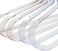 Plastic Glitter Coat Hangers &ndash; Pack of 10, Non-Slip Space-Saving Heavy-Duty Suit Hangers for Clothes, Suits, Jackets, and Dresses
