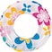 Multicolor Circle Print Swimming Pool Inner Tube Ring Float &ndash; Classic, Comfortable, and Stylish Children's Float for Pool, Lake, and Beach Fun
