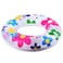 Multicolor Circle Print Swimming Pool Inner Tube Ring Float &ndash; Classic, Comfortable, and Stylish Children's Float for Pool, Lake, and Beach Fun
