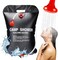 Solar Camping Shower Bag, Portable  Travel Shower Bag &ndash; Solar Heated 45&deg;C Hot Water, Lightweight, Foldable Outdoor Shower