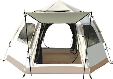 Camping Tent for 3 People &ndash; Instant Pop-Up Tent, Waterproof Family Tent, Large Portable Outdoor Tent for Hiking, Backpacking, and Camping Trips
