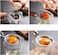 2 PCS Stainless Steel Egg Separator &ndash; Egg White and Yolk Separator, Kitchen Baking Filter Tool for Quick and Easy Separation, Durable and Easy to Clean
