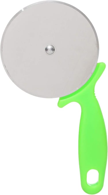 2 PCS Stainless Steel Pizza Cutter Set &ndash; Green &amp; Silver Pizza Wheel, Ergonomic Handle for Effortless Slicing, Sharp Blade for Precision Cuts, Dishwasher Safe, Ideal