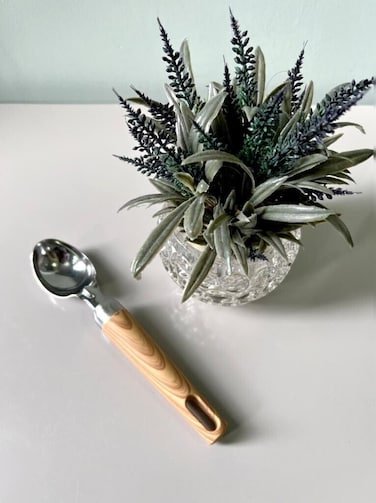 2 PCS Heavy Duty Ice Cream Scoop Set &ndash; Premium Stainless Steel Scoop for Ice Cream, Mashed Potatoes, Cookie Dough, &amp; More &ndash; Ergonomic Grip, Non-Stick