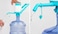 Food Grade Portable Hand Manual Water Dispenser Pump &ndash; Water Bottle Handle &amp; Pump for 5 Gallon Bottles, BPA-Free, Easy to Use
