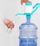 Food Grade Portable Hand Manual Water Dispenser Pump &ndash; Water Bottle Handle &amp; Pump for 5 Gallon Bottles, BPA-Free, Easy to Use