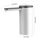 Electric Water Dispenser - Portable USB Rechargeable Water Pump for 5 Gallon Bottles, Table Top Water Bottle Dispenser with Water Hose for Home &amp; Outdoor Use