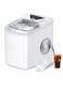 Portable Ice Maker Machine Countertop &ndash; 9 Bullet Ice Cubes in 6 Minutes, 26lbs/24Hrs, Self-Cleaning, 2 Sizes of Ice for Home, Kitchen, Office, Bar, and Party
