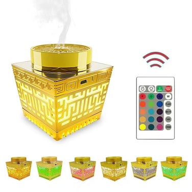 مبخرة صغيرة – موزع رائحة البخور المحمول، حامل بخور عربي كهربائي قابل لإعادة الشحن عبر USB، ديكور منزلي للاسترخاء والتأمل