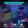 Wired Gaming Keyboard and Mouse Combo with Gaming Mouse Pad &amp; Headset &ndash; 4-in-1 LED RGB Ergonomic Gaming Set for PC