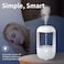 Cool Mist Humidifier for Bedroom with Cute Water Drops &amp; Light Effects   Small Room Air Diffuser for Baby, Home, and Office