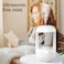 Cool Mist Humidifier for Bedroom with Cute Water Drops &amp; Light Effects   Small Room Air Diffuser for Baby, Home, and Office