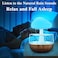 مرطب هواء وناشر رائحة Raincloud - 13.5 أونصة سائلة (400 مل)، 7 مصابيح LED، سطوع قابل للتعديل، ضوء ليلي ومؤقت، موزع هادئ للزيوت العطرية