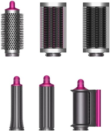 Dyson Airwrap Complete Multi-Styler - Fuchsia/Bright Nickel, 1 Count (395821-01), All-in-One Hair Styling Tool for Curls, Waves, Smooth &amp; Volume

