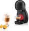 Piccolo XS Pod Capsules Coffee Machine - EDG210.B (Black &amp; Red)   Compact Single-Serve Espresso Maker   Easy-to-Use, Quick Brewing, Compatible