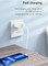 USB A to Micro USB Cable, 1M (3.3ft) Fast Charging &amp; Data Sync Cord, Durable Anti-Swing Wire for Android Phones, Tablets, PS4 Controllers, Cameras (White)
