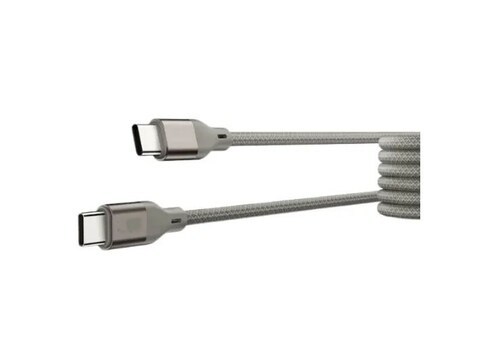 65W Magnetic Type-C to Type-C Fast Charging Cable  100CM Nylon Braided USB-C Cord with Strong Magnetic Connector, PD Quick Charge for MacBook, iPad, Samsung