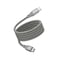 65W Magnetic Type-C to Type-C Fast Charging Cable  100CM Nylon Braided USB-C Cord with Strong Magnetic Connector, PD Quick Charge for MacBook, iPad, Samsung