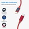 USB Type C to Lightning Cable &ndash; Fast Charging and Data Sync Cable for iPhone &amp; iPad, 6ft Deep Pink Color

