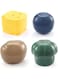 SYOSI 4 PCS Fruit and Vegetable Shaped Food Saver Storage Containers Holder Refrigerator Vegetable Crisper Reusable Refrigerator Box Storage Bowls Saver Blueberries Broccoli Cheese Potatoe