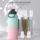Gradient Vacuum Sports Bottle 1000ML &ndash; Stainless Steel, Double-Wall Insulated, Leak-Proof Design, Easy-to-Wash, Wear-Resistant   Perfect for Athletes, Gym, Office Gifts, Sports, Travel