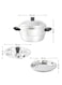 Stainless Steel Idli Cooker for Indian Cooking - Ergonomic Plates - Food Grade Idli Plates For Cooker, Electric Pot, Insta Pot - 3 idli Plates (15 Idlis), 1 patra Plate