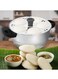 Stainless Steel Idli Cooker for Indian Cooking - Ergonomic Plates - Food Grade Idli Plates For Cooker, Electric Pot, Insta Pot - 3 idli Plates (15 Idlis), 1 patra Plate