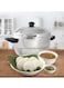 Stainless Steel Idli Cooker for Indian Cooking - Ergonomic Plates - Food Grade Idli Plates For Cooker, Electric Pot, Insta Pot - 3 idli Plates (15 Idlis), 1 patra Plate