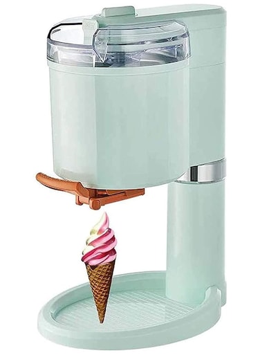Ice Cream Machine Household Homemade Fruit Yogurt Ice Cream Maker 1L Food-Grade Liner for Kids Visible 10 MIN Make Ice Cream

