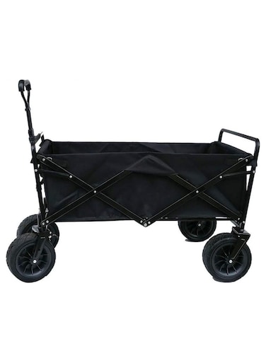 Storage Trolleys Folding Garden Trolley Cart Heavy Duty Wagon Multi-Function Shopping Cart for Outdoor Camping Photography Pull Truck, Load: 100Kg