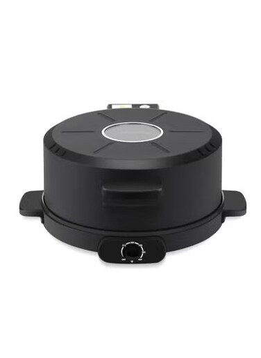 16" Large Pizza Oven with Pizza Stone &amp; Grill Pan, Portable Indoor Pizza Oven Countertop, Pizza Maker Machine for Home, Electric Portable Pizza Oven Heats up to 380℃ - Black