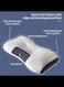 New White 3D Stereoscopic SPA Massage Pillow Partition Assists Sleep and Neck Protection Pillow Knitted Cotton Pillow Core