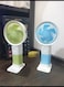 Mini Cute Rechargeable USB Charging Portable Handheld 3 Gear Speed Desktop Fan and Mobile Stand