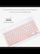 Wireless Keyboard and Mouse,Bluetooth Keyboard and Mouse Set Rechargeable Mini Small Keyboard Silent Compact Flat Keyboard