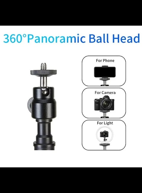 Tabletop Light Stand Clip with 1 / 4-inch Screw for Cameras LED Video Light and Ring Light
