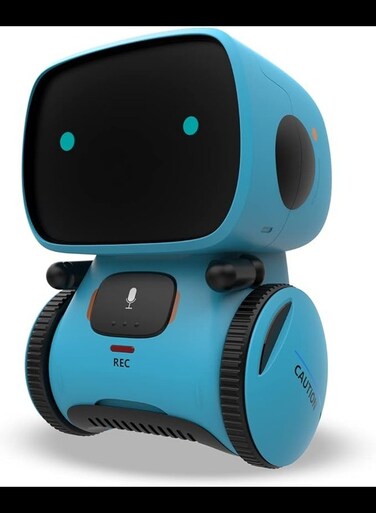 Home Xone Smart Talking Robot for Kids - Voice Controlled and Touch Sensor with Singing, Dancing, and Repeating Features - Intelligent Partner and Teacher, Age 2+