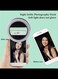 Mobile Phone Clip Selfie LED Automatic Flash For Cell Phone Smartphone Round Portable Selfie Flashlight Mini Camera Flashlight &ndash; Black