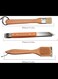 Steel Wooden Handle BBQ Tools For Birthday Presents, for Men Dad Women