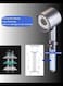 High Pressure Handheld Shower head with filters-3 Spray Mode &amp; Detachable Spray Gun Mode,with Scalp Massager Shampoo Brush,for Dry Hair &amp; Skin high pressure shower heads.