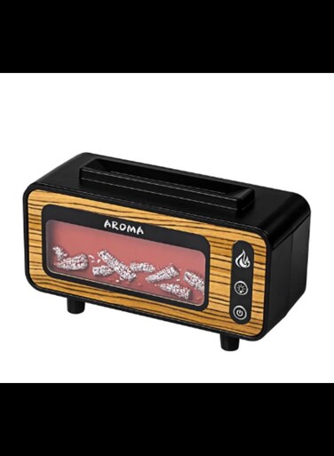 200ML USB Flame Aromatherapy Diffuser Essential Oil Fragrance Soothe Mood Atomizer Ultrasonic Air Humidifier with Colorful Lamp