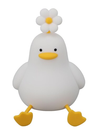 Focket Duck Night Light, Silicone Dimmable Duck Lamp with Touch Control, Rechargeable LED Bedside Lamp, Breastfeeding, Kawaii Room D&eacute;cor