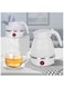 Portable Mini Folding Electric Kettle Suitable for Home Travel and Camping (UK White)